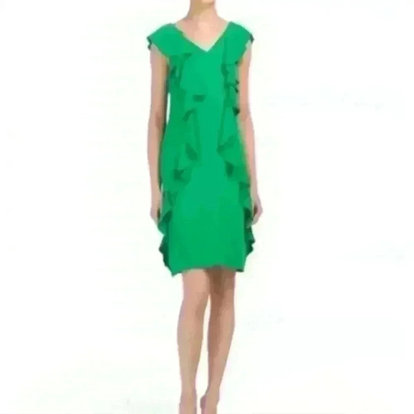 Trina Turk Green Mini Dress - Picture 4 of 9